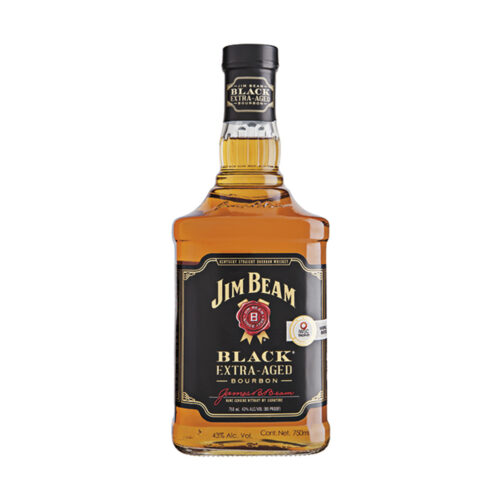 WHISKY JIM BEAN ETIQ. NEGRA 750 ML