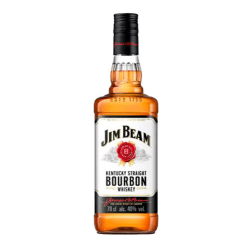 WHISKY JIM BEAM ETIQUETA BLANCA 750 ML