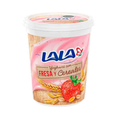 YOGHURT LALA BAT FRESA Y CEREAL 900 G