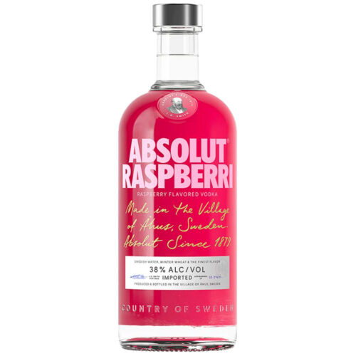 VODKA ABSOLUT RASBERRY 750 ML