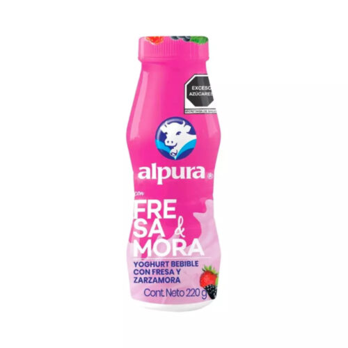 YOGHURT ALPURA YOFRUT FRESA MORA 250 ML