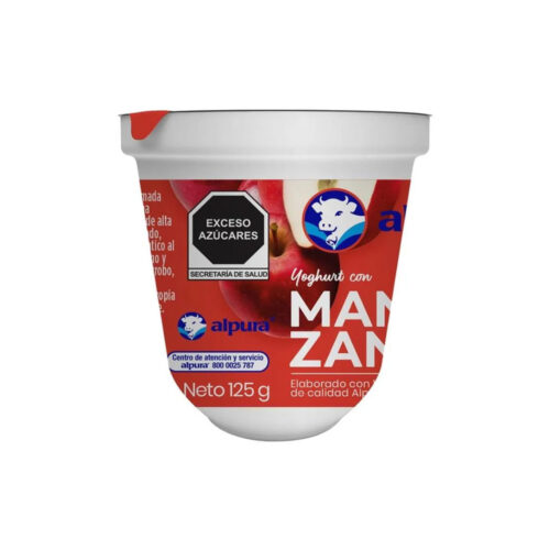 YOGHURT ALPURA 125 G MANZANA