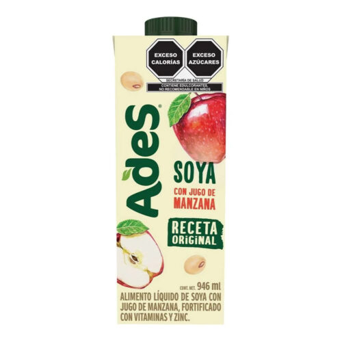 ADES SOYA CON MANZANA 946 ML