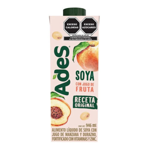 ADES SOYA CON DURAZNO 946 ML