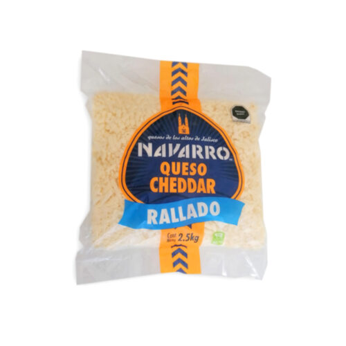 QUESO MEZCLA RALLADO NAVARRO 2.5 KG