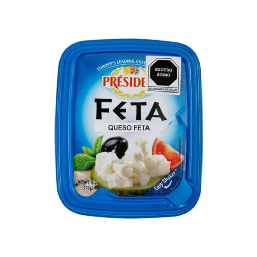 QUESO FETA CRUMBLES PRESIDENT 170 G