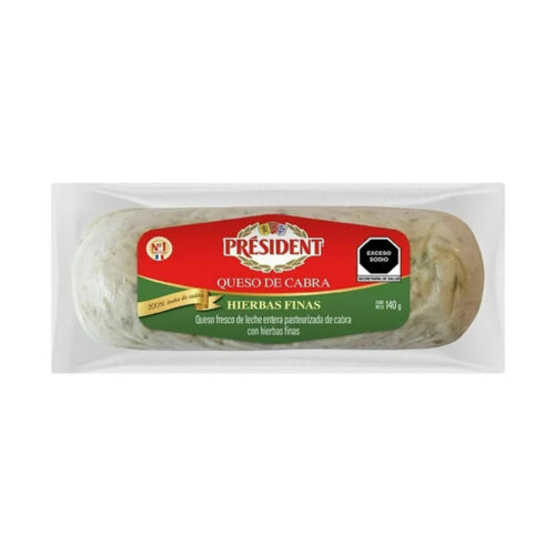 QUESO DE CABRA HIERBAS FINAS PRESIDENT 140 G