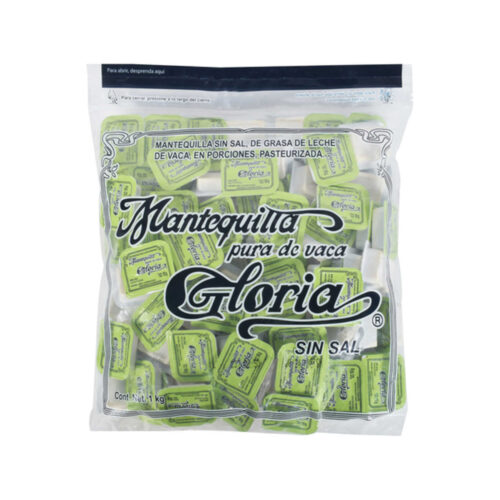 MANTEQUILLA SIN SAL GLORIA PORCION