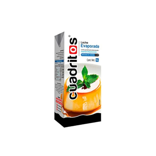 LECHE EVAPORADA CUADRITOS 1 LT SLIM