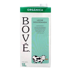LECHE DESCREMADA BOVE ORGANICA 1 L