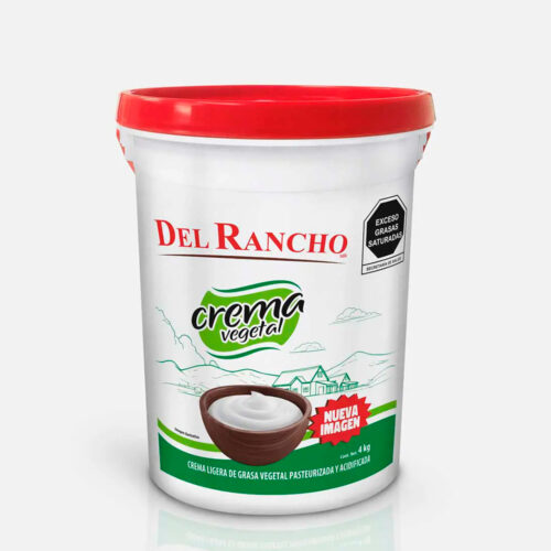 CREMA VEGETAL DEL RANCHO 4 KG