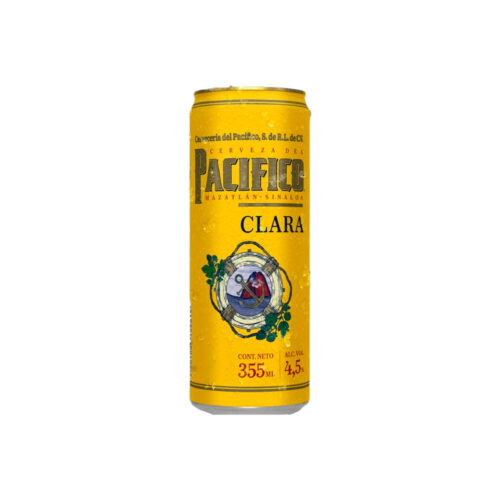 CERVEZA PACIFICO LATA AMARILLA 355 ML