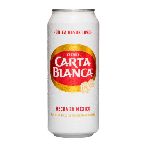 CERVEZA CARTA BLANCA LATON 473 ML
