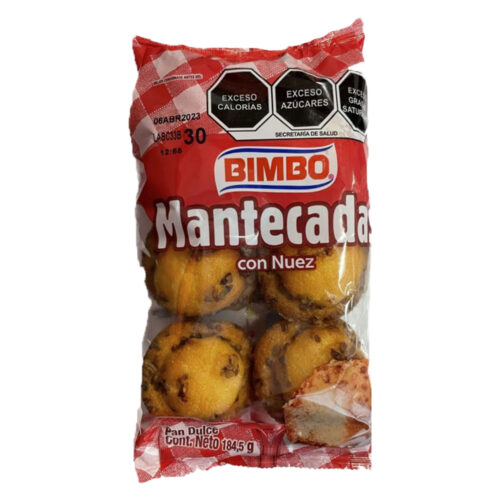 MANTECADAS DE NUEZ BIMBO 184.5 G