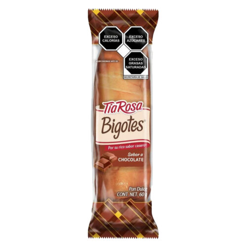 BIGOTE DE CHOCOLATE TIA ROSA 60 G