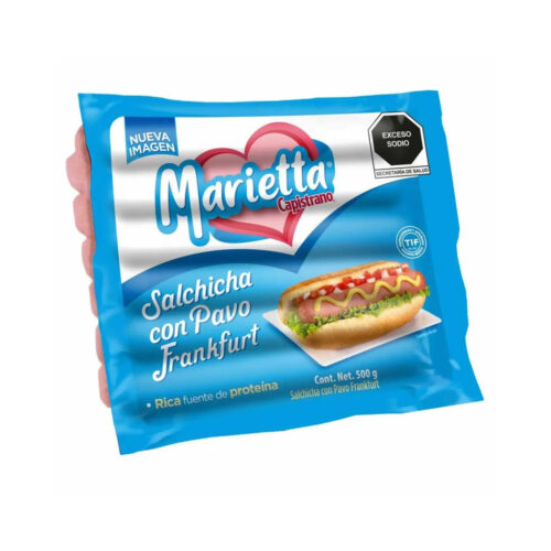 SALCHICHA FRANKFURT MARIETA PAVO