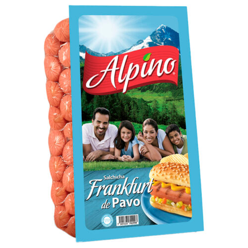 SALCHICHA FRANKFURT DE PAVO ALPINO 2.4 KG