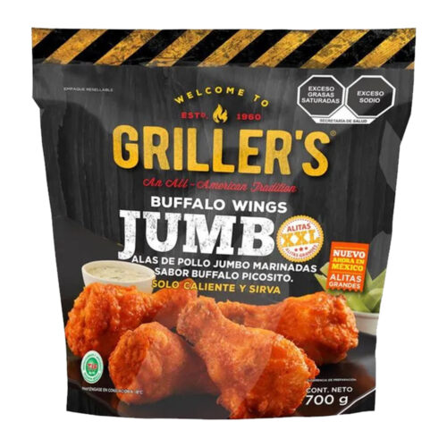 ALITAS FUBALO GRILLERS 700 G