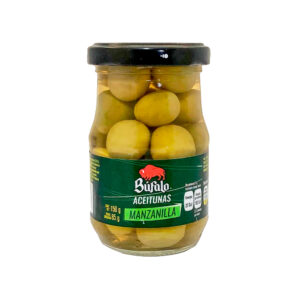 ACEITUNA BUFALO MANZANILLA CON HUESO 150 G
